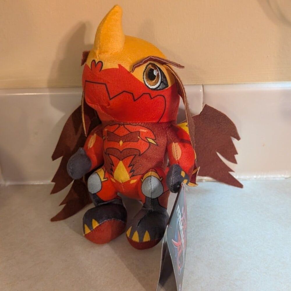 NWT Bakugan Dragonoid Plushie Stuffed Animal 7"